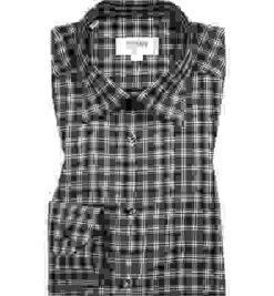 ETON Hemd, Slim Fit, Twill, Schwarz-petrol Kariert -Maenner Mode Haus  304569 norm 1