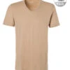 RAGMAN T-Shirts, Body Fit, Baumwolle, Camel -Maenner Mode Haus  306871 norm