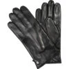 Roeckl Handschuhe, Haarschafleder Wolle Gefüttert, Schwarz -Maenner Mode Haus  307423 norm