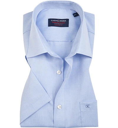 Kurzarmhemd, Comfort Fit, Chambray, Bleu Meliert 3 Kurzarmhemd, Comfort Fit, Chambray, Bleu Meliert