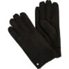 Roeckl Handschuhe, Lammfell, Schwarz -Maenner Mode Haus  309085 norm