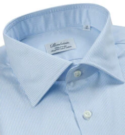 Stenströms Hemd, Fitted Body, Baumwolle, Hellblau -Maenner Mode Haus  309303 norm2