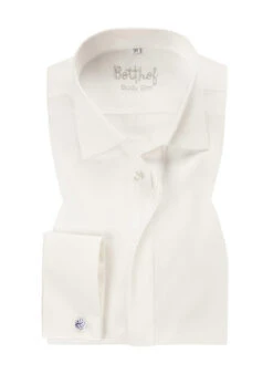 Hemd, Slim Fit, Popeline, Creme