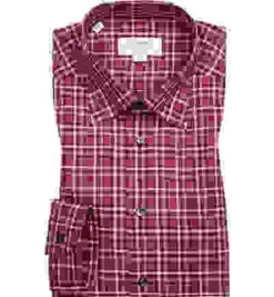 ETON Hemd, Super Slim Fit, Twill, Rot Kariert -Maenner Mode Haus  310011 norm 1