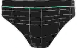 Jockey Badeslip, Mikrofaser, Blau Kariert -Maenner Mode Haus  311893 norm 1