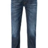 Mustang Jeans Michigan Straight, Regular Fit, Baumwoll-Stretch, Dunkelblau -Maenner Mode Haus  312747 norm