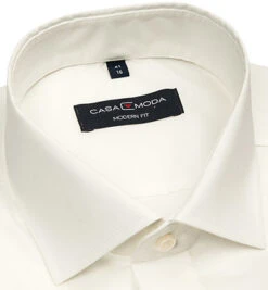 Hemd, Modern Fit, Popeline, Extra Langer Arm, Wollweiß 8 Hemd, Modern Fit, Popeline, Extra Langer Arm, Wollweiß -Maenner Mode Haus 312861 norm2