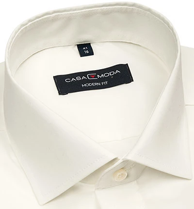 Hemd, Modern Fit, Popeline, Extra Langer Arm, Wollweiß 5 Hemd, Modern Fit, Popeline, Extra Langer Arm, Wollweiß – Bild 3