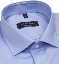 Hemd, Modern Fit, Popeline, Extra Langer Arm, Hellblau Meliert 8 Hemd, Modern Fit, Popeline, Extra Langer Arm, Hellblau Meliert -Maenner Mode Haus 312865 norm2