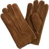 Handschuhe, Leder Warmgefüttert, Cognac -Maenner Mode Haus  313457 norm