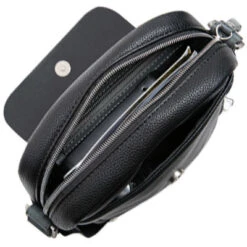 Bugatti Schultertasche, Leder, Schwarz -Maenner Mode Haus  314290 norm3