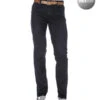 Alberto Jeans Pipe, Regular Fit, Baumwoll-Stretch 8oz, Dunkelblau