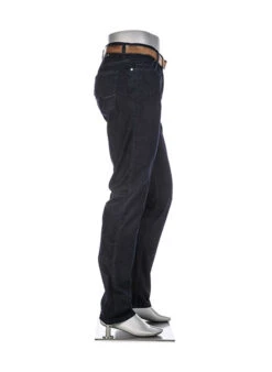 Alberto Jeans Pipe, Regular Fit, Baumwoll-Stretch 8oz, Dunkelblau -Maenner Mode Haus  314408 norm3
