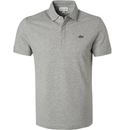 Lacoste Polo-Shirt, Regular Fit, Baumwoll-Piqué, Grau Meliert 3 Lacoste Polo-Shirt, Regular Fit, Baumwoll-Piqué, Grau Meliert