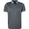 RAGMAN Polo-Shirt, Baumwoll-Jersey, Steingrau -Maenner Mode Haus  320418 norm