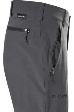 Schöffel 2-in-1 Funktionshose, Slim Fit, Mikrofaser-Stretch Wasserabweisend, Graphit -Maenner Mode Haus  320988 norm3