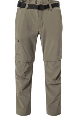 Maier Sports 2-in-1 Funktionshose, Mikrofaser Atmungsaktiv, Khaki