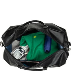 Bugatti Weekender, Leder, Schwarz -Maenner Mode Haus  324250 norm3