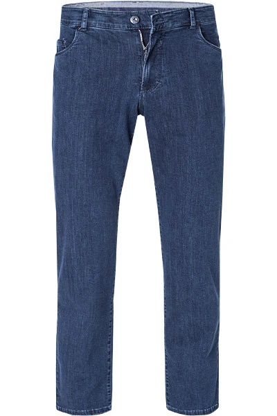 Jeans Luke, Regular Cut, Baumwoll-Stretch, Dunkelblau 3 Jeans Luke, Regular Cut, Baumwoll-Stretch, Dunkelblau