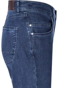 Jeans Luke, Regular Cut, Baumwoll-Stretch, Dunkelblau 9 Jeans Luke, Regular Cut, Baumwoll-Stretch, Dunkelblau -Maenner Mode Haus 326159 norm3