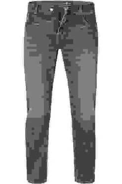 7 For All Mankind Jeans, Tapered Fit, Baumwoll-Stretch, Grau -Maenner Mode Haus  326276 norm 1