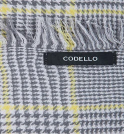 Codello Schal, Wolle, Grau-gelb Kariert -Maenner Mode Haus  326626 norm3