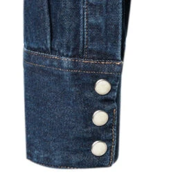 Wrangler Jeanshemd, Regular Fit, Baumwolle, Dunkelblau -Maenner Mode Haus  327035 norm3