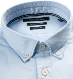 Marc O'Polo Hemd, Regular Fit, Baumwolle, Himmelblau 8 Marc O'Polo Hemd, Regular Fit, Baumwolle, Himmelblau -Maenner Mode Haus 327383 norm2