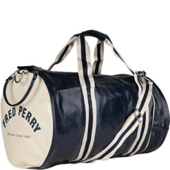 Fred Perry Sporttasche, Kunstleder, Dunkelblau -Maenner Mode Haus  328694 norm2