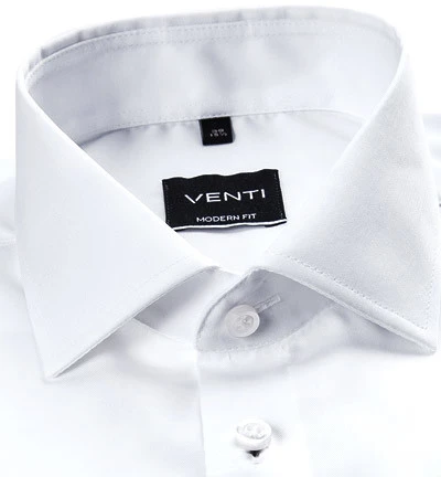 Venti Hemd, Modern Fit, Twill, Weiß 5 Venti Hemd, Modern Fit, Twill, Weiß – Bild 3