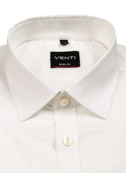 Venti Hemd, Body Fit, Baumwolle, Ecru -Maenner Mode Haus  333463 norm2