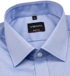 Venti Hemd, Body Fit, Baumwolle, Extra Langer Arm, Hellblau -Maenner Mode Haus  333471 norm2