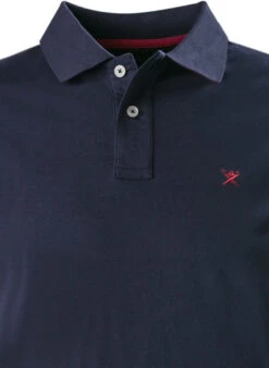 Hackett Polo-Shirt, Slim Fit, Baumwoll-Piqué, Marineblau -Maenner Mode Haus  341101 norm2