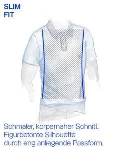 Hackett Polo-Shirt, Slim Fit, Baumwoll-Piqué, Marineblau -Maenner Mode Haus  341101 norm5