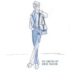 Camel Active Umhängetasche, Mikrofaser, Blau -Maenner Mode Haus  341517 norm4