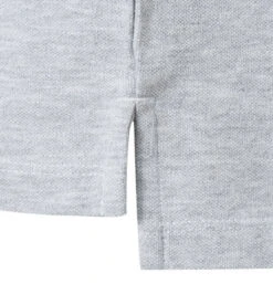 Lee Polo-Shirt, Regular Fit, Baumwoll-Piqué, Hellgrau Meliert -Maenner Mode Haus  342096 norm3