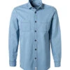 Jeanshemd, Perfect Fit, Baumwolle, Hellblau -Maenner Mode Haus  342754 norm
