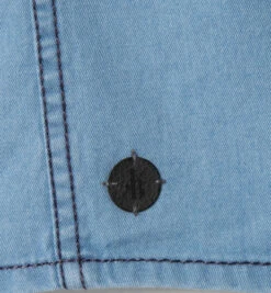 Jeanshemd, Perfect Fit, Baumwolle, Hellblau -Maenner Mode Haus  342754 norm4