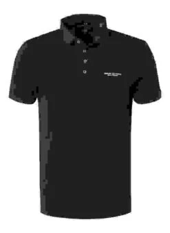 Armani Exchange Polo-Shirt, Baumwoll-Jersey, Marineblau -Maenner Mode Haus  342849 norm 1
