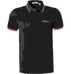 Ben Sherman Polo-Shirt, Regular Fit, Baumwoll-Piqué, Marineblau 13 Ben Sherman Polo-Shirt, Regular Fit, Baumwoll-Piqué, Marineblau -Maenner Mode Haus 343409 norm 1