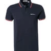 Ben Sherman Polo-Shirt, Regular Fit, Baumwoll-Piqué, Marineblau