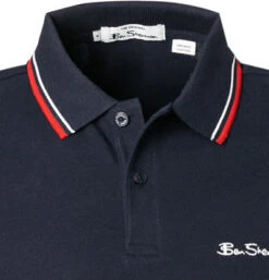 Ben Sherman Polo-Shirt, Regular Fit, Baumwoll-Piqué, Marineblau 10 Ben Sherman Polo-Shirt, Regular Fit, Baumwoll-Piqué, Marineblau -Maenner Mode Haus 343409 norm2