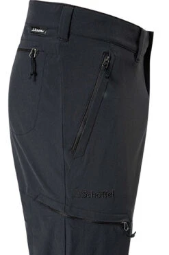 Schöffel Funktionshose, Regular Fit, Mikrofaser, Schwarz -Maenner Mode Haus  343633 norm3