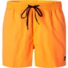 Quiksilver Badeshorts, Mikrofaser, Leuchtorange -Maenner Mode Haus  346449 norm