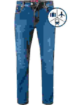 Pierre Cardin Jeans Lyon, Modern Fit, Baumwoll-Stretch, Blau -Maenner Mode Haus  346860 norm 1
