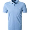 Fred Perry Polo-Shirt, Baumwoll-Piqué, Himmelblau -Maenner Mode Haus  347353 norm