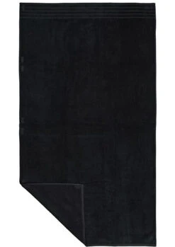 Strandtuch, 160 X 90 Cm, Schwarz