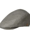Schiebermütze, Baumwolle-Leinen, Beige Meliert -Maenner Mode Haus  349471 norm