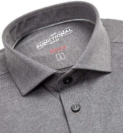 Pure Hemd, Funktionsmaterial, Schwarz Meliert 7 Pure Hemd, Funktionsmaterial, Schwarz Meliert -Maenner Mode Haus 349814 norm2