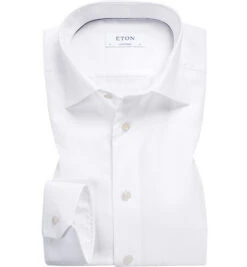 ETON Hemd, Contemporary Fit, Baumwolle, Weiß